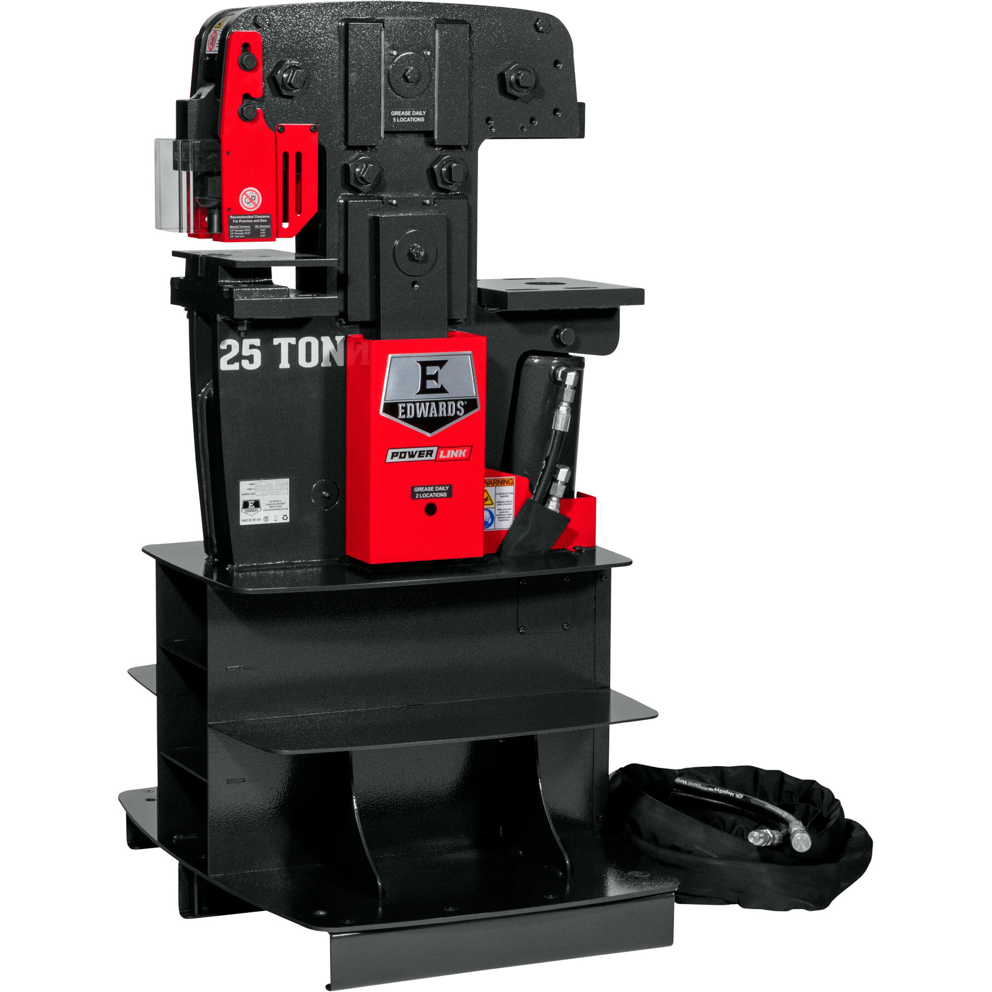 Edwards 25-Ton Dual Station Ironworker, 230 Volt, Model# HAT2500